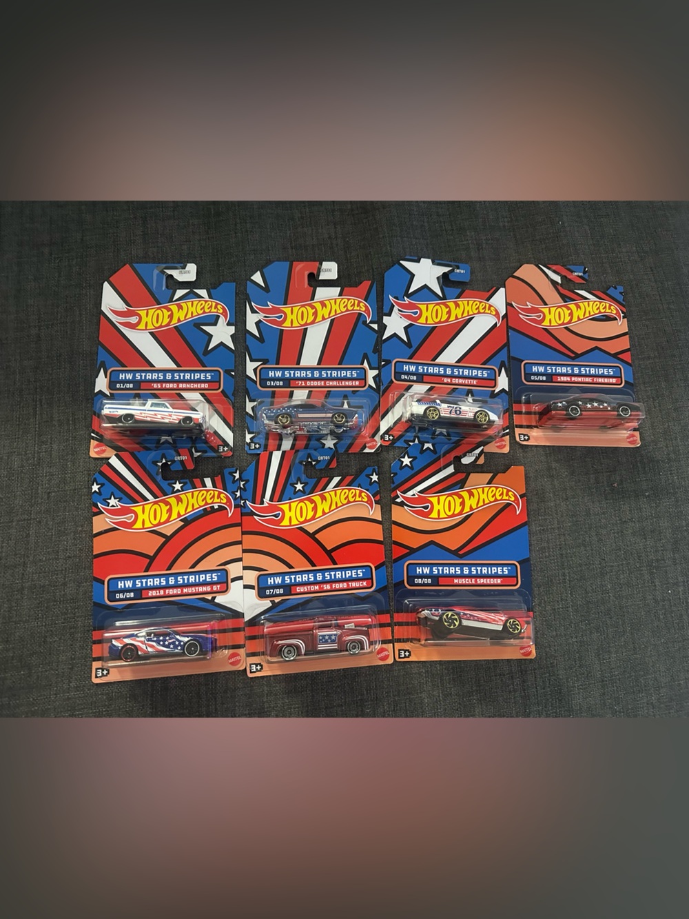 Hot Wheels HW Stars & Stripes Pack - 7 of 8 cars